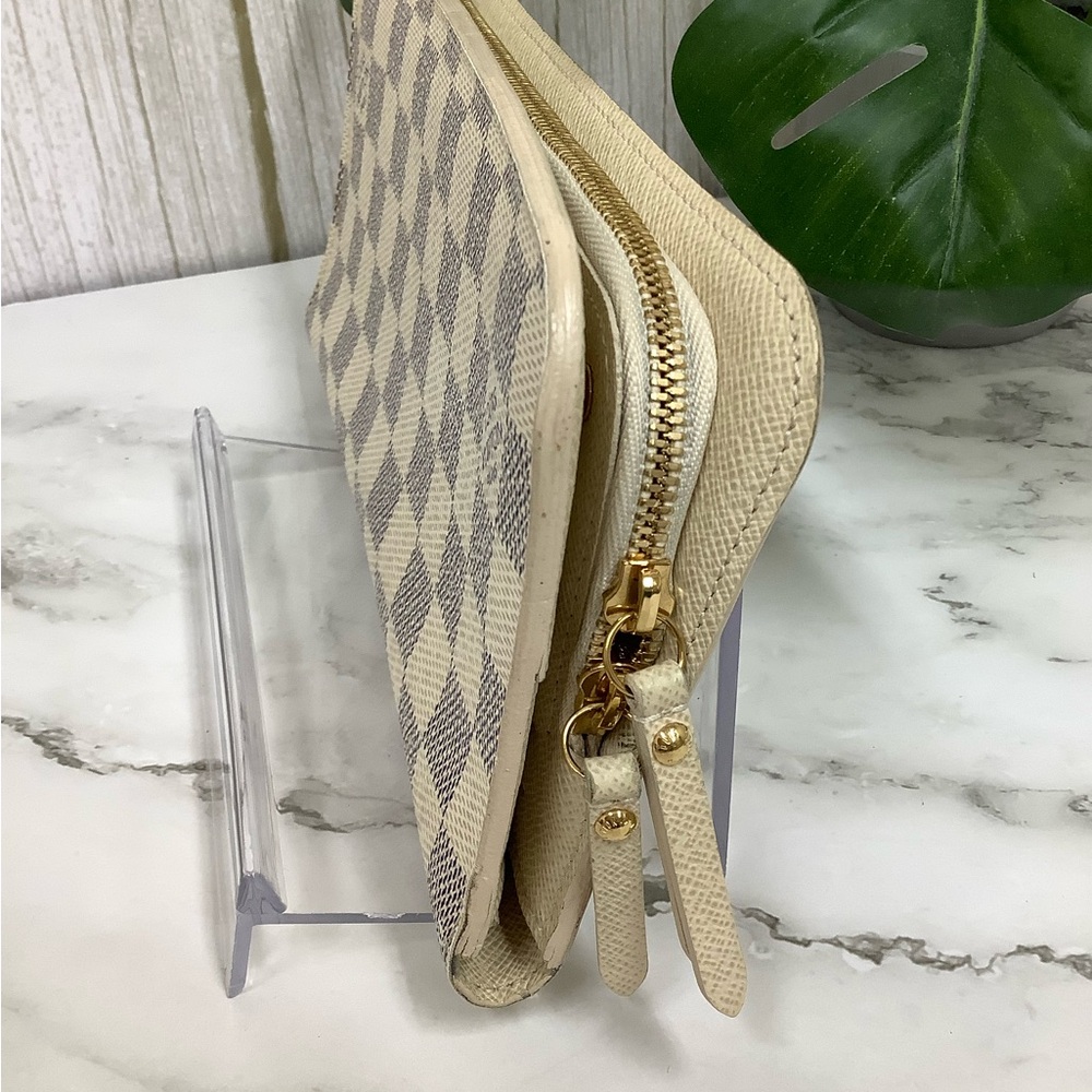 GUC Louis Vuitton Damier Azur Zippy Wallet - Picture 2 of 7